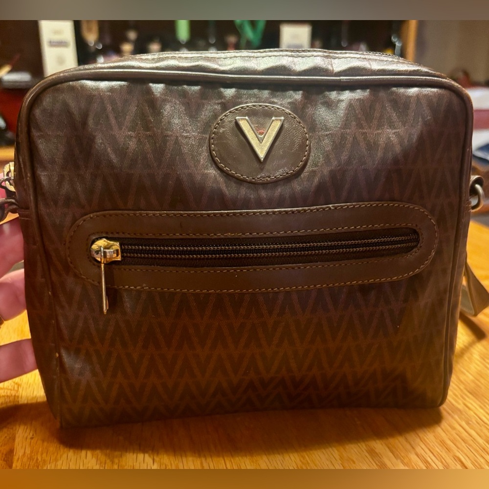 VALENTINO PVC + Leather Authentic, crossbody/Shoulder bag. Made in Italy - Picture 3 of 11